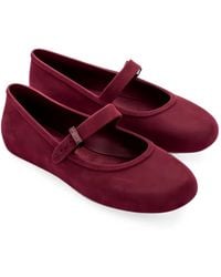 Melissa - Soft Ballerina Velvet Ballet Flats - Lyst