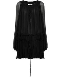 Chloé - Kleid Mit Bindedetail - Lyst