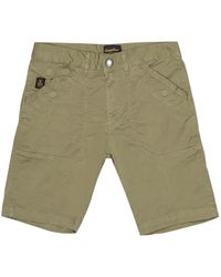 Refrigiwear - Twill Logo-Patch Shorts - Lyst