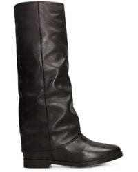 Julie Dee - Knee-High Leather Boots - Lyst