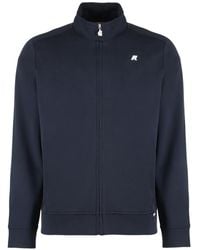 K-Way - Full-Zip Logo-Patch Sweatshirt - Lyst