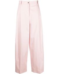 The Mannei - High-Waisted Wide-Leg Trousers - Lyst