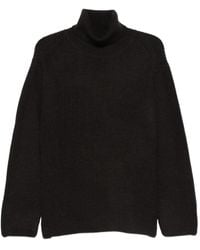P.A.R.O.S.H. - Gerippter Pullover mit Stehkragen - Lyst