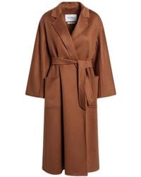 Max Mara - Belted Patch-Pocket Coat - Lyst