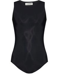 Jil Sander - Stretch-Design Bodysuit - Lyst