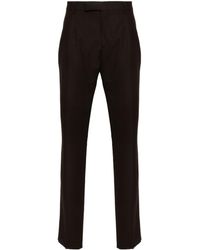 Lardini - Pleat-detail Tailored Trousers - Lyst