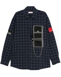 Martine Rose - チェーンディテール チェック シャツ - Lyst