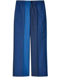 Marni - Striped Straight Trousers - Lyst