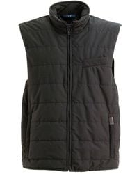 Fay - Quilted Zip-Front Gilet - Lyst