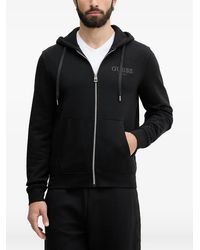 Guess - Sudadera Con Capucha Y Logo Bordado - Lyst