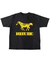 Rhude - Dinero Graphic-Print T-Shirt - Lyst