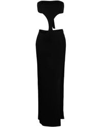 Louisa Ballou - Carve Cut-Out Strapless Dress - Lyst