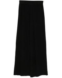 SERGIO MORETTI FIRENZE - Fine-Knit Wide-Leg Trousers - Lyst