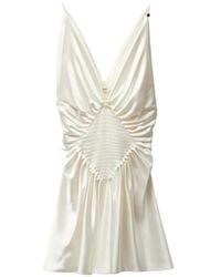 Versace - Silk-Satin Mini Dress - Lyst