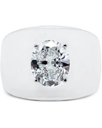 SOLO for Diamonds - Diamond-Embellished Dome Ring - Lyst