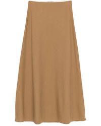Alberta Ferretti - High-Waisted Midi Skirt - Lyst