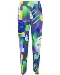 Pleats Please Issey Miyake - Pleated Trousers - Lyst