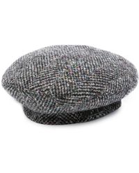 Borsalino - Logo-patch Knitted Hat - Lyst