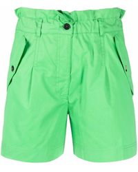 KENZO High-waisted Cargo Shorts - Green