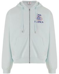 CASABLANCA - Celestial Pyramid Zip-Up Hoodie - Lyst