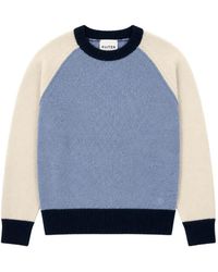 Kujten - Colour-Block Raglan-Sleeve Sweater - Lyst