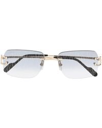 Cartier - Lens Decal Pattern Sunglasses - Lyst