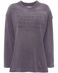 Maison Margiela - Katoenen T-Shirt Met Logo - Lyst