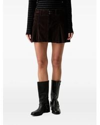 Levi's - Inverted-Pleat Corduroy Mini Skirt - Lyst