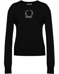 Moschino - Sweat Laurel Crown À Logo Brodé - Lyst
