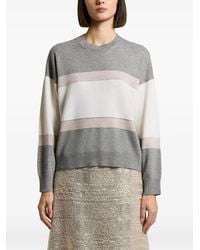 Peserico - Gestreifter Pullover - Lyst