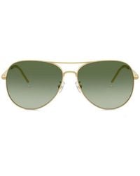 Tory Burch - Eleanor Pilot Sunglasses - Lyst