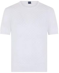 Fedeli - Textured Short-Sleeve T-Shirt - Lyst