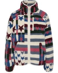 The Upside - Gestreifte Harlow Star Fleecejacke - Lyst