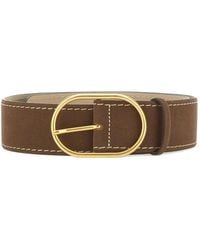 Gianni Chiarini - オーバルバックル スエードベルト - Lyst