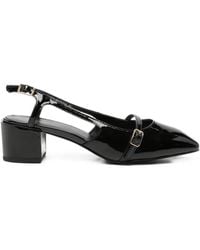 SERGIO MORETTI FIRENZE - Buckle-Fastening Slingback Pumps - Lyst