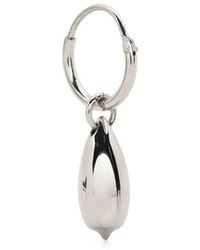 Lemaire - Metallic-Charm Hoop Earrings - Lyst