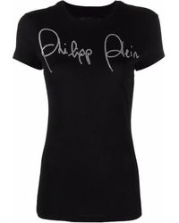 Philipp Plein - Crystal-Embellished Short-Sleeved T-Shirt - Lyst