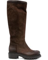 METISSE - 40Mm Suede Knee-High Boots - Lyst