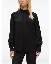 KARL LAGERFELD - Jacquard Blouse - Lyst