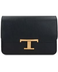 Tod's - T Timless Mini Leather Crossbody Bag - Lyst