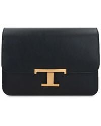 Tod's - T Timless Mini Leather Crossbody Bag - Lyst