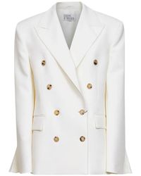 GIUSEPPE DI MORABITO - Pleated Double-Breasted Jacket - Lyst