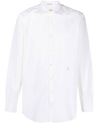 Massimo Alba - Spread-collar Long-sleeved Shirt - Lyst