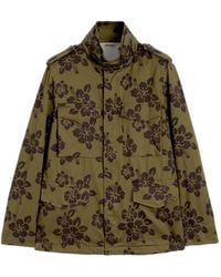 Aspesi - Minifield Floral-Print Jacket - Lyst