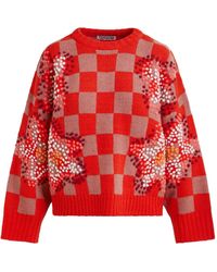 Essentiel Antwerp - Inter Pullover mit Schachbrettmuster - Lyst