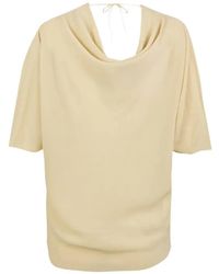 Cortana - Liv Top Met Gedrapeerde Rug - Lyst