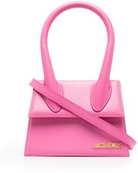 Jacquemus - Schultertasche Le Chiquito Moyen Aus Leder - Lyst