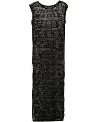 P.A.R.O.S.H. - Vestido midi de ganchillo sin mangas - Lyst