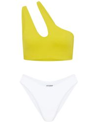Let's Swim - Teardrop One-Shoulder Bikini Top - Lyst