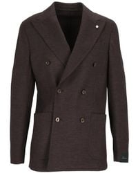 L.B.M. 1911 - Double-Breasted Peak-Lapel Blazer - Lyst